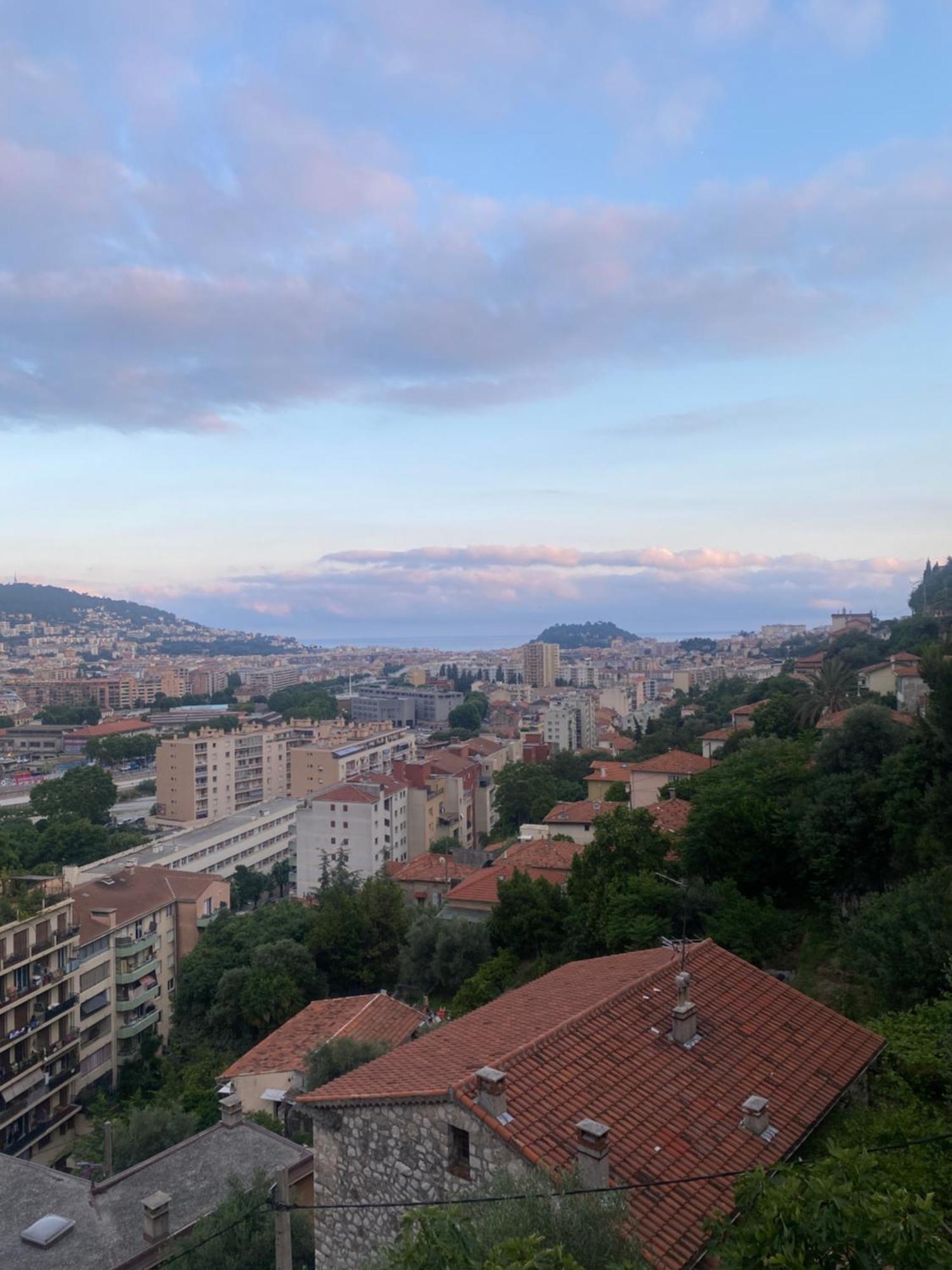 Appartement-Nice 01 Vue Mer - Panoramique Wifi-Parking Extérieur photo